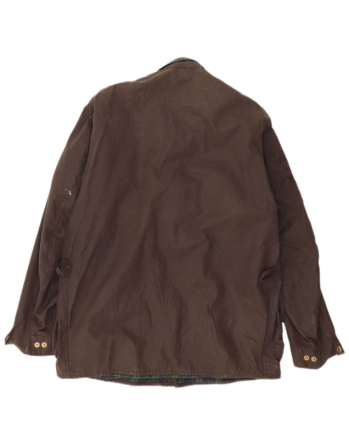 Μπουφάν BARBOUR Ανδρικό Κερωμένο Βαμβακερό Μπουφάν Μέγεθος 38 Μικρό Καφέ Βαμβακερό