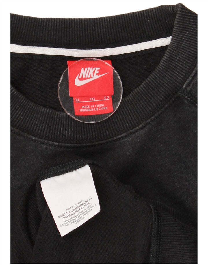 Ανδρικό γραφικό φούτερ Nike Jumper XL Μαύρο βαμβακερό