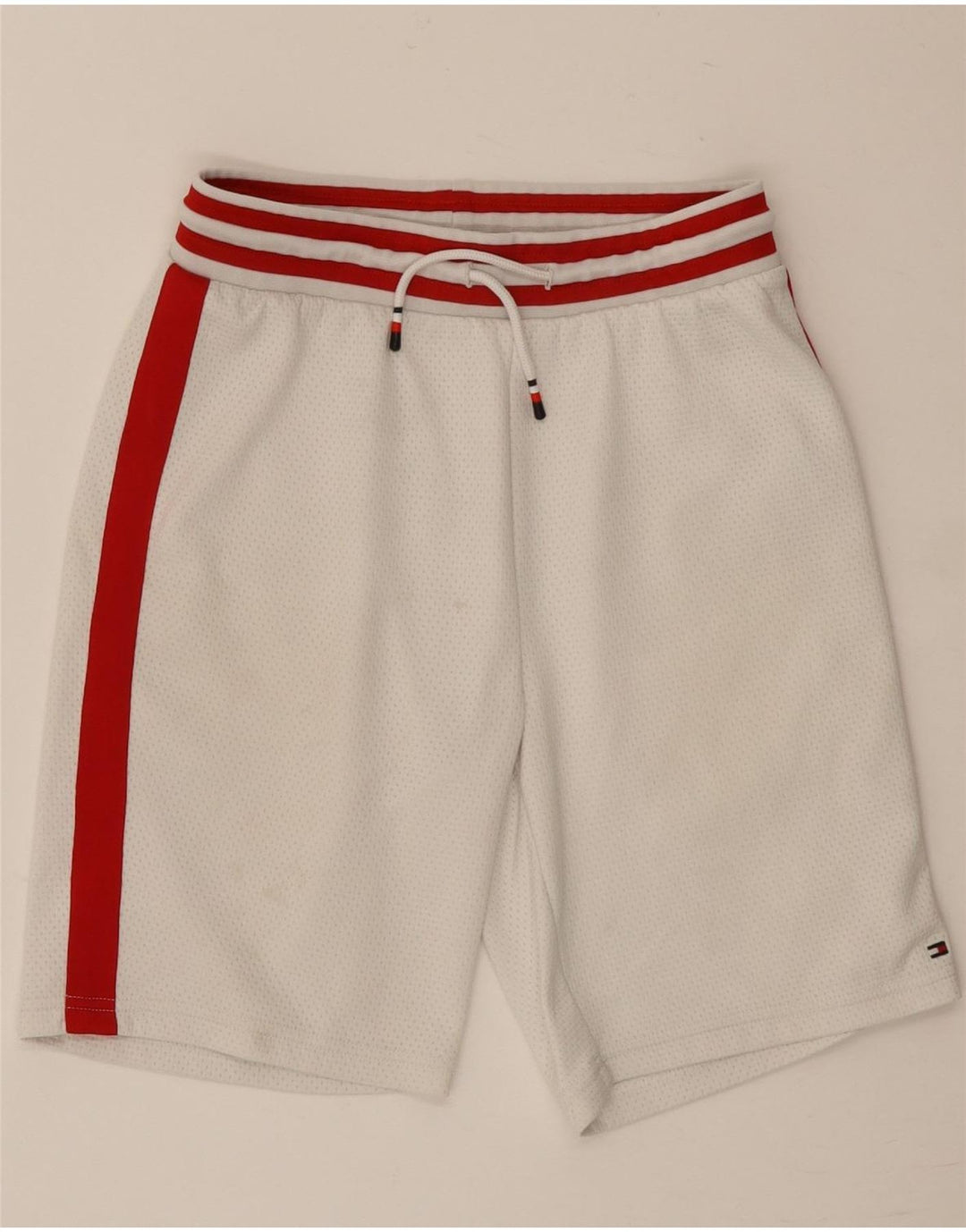 Αθλητικό σορτς Tommy Hilfiger Boys 11-12 ετών Λευκό πολυεστέρας