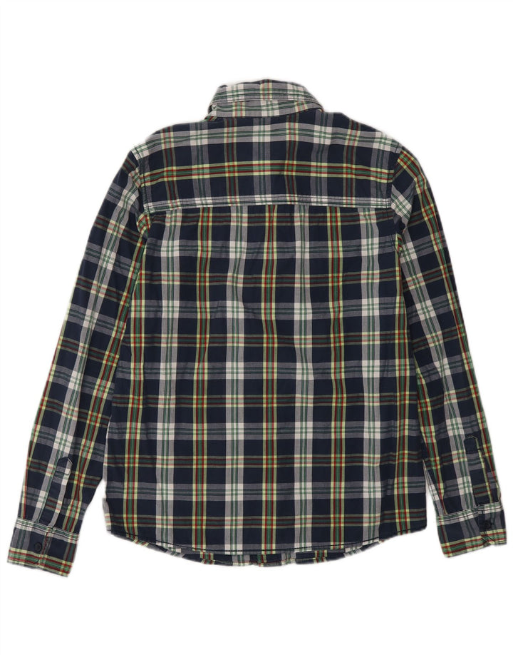BENETTON Αγόρι πουκάμισο 9-10 ετών Navy Blue Check