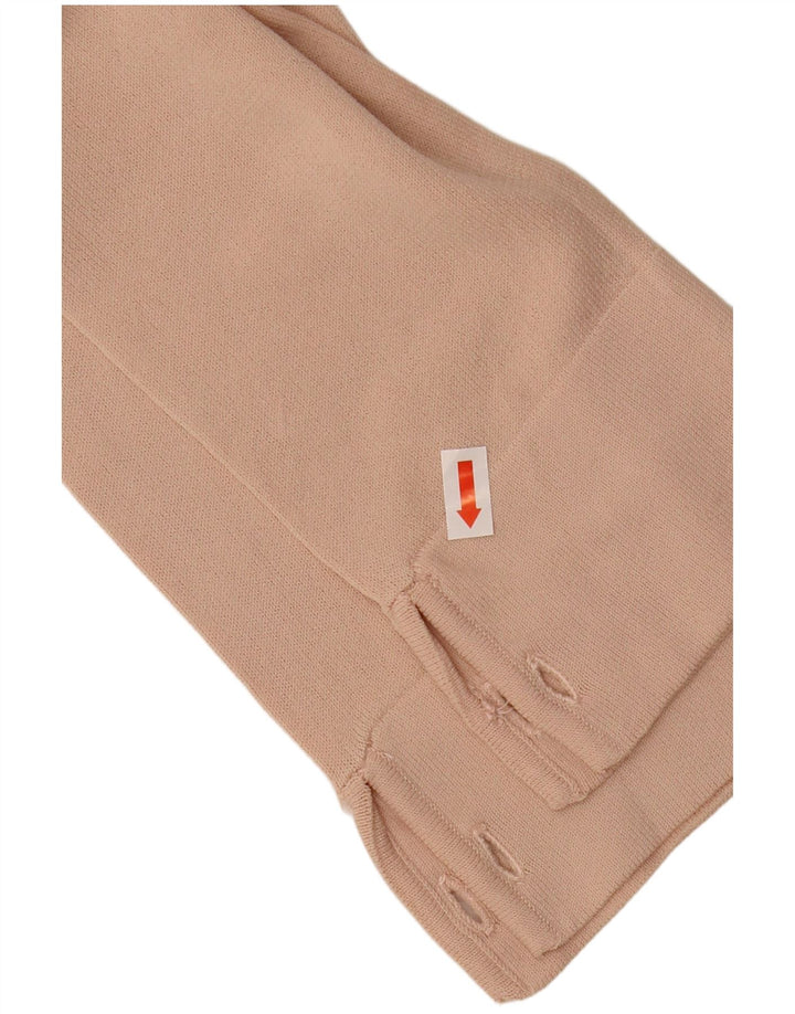 Γυναικείο πουλόβερ ζακέτας Crop LIU JO UK 14 Medium Beige