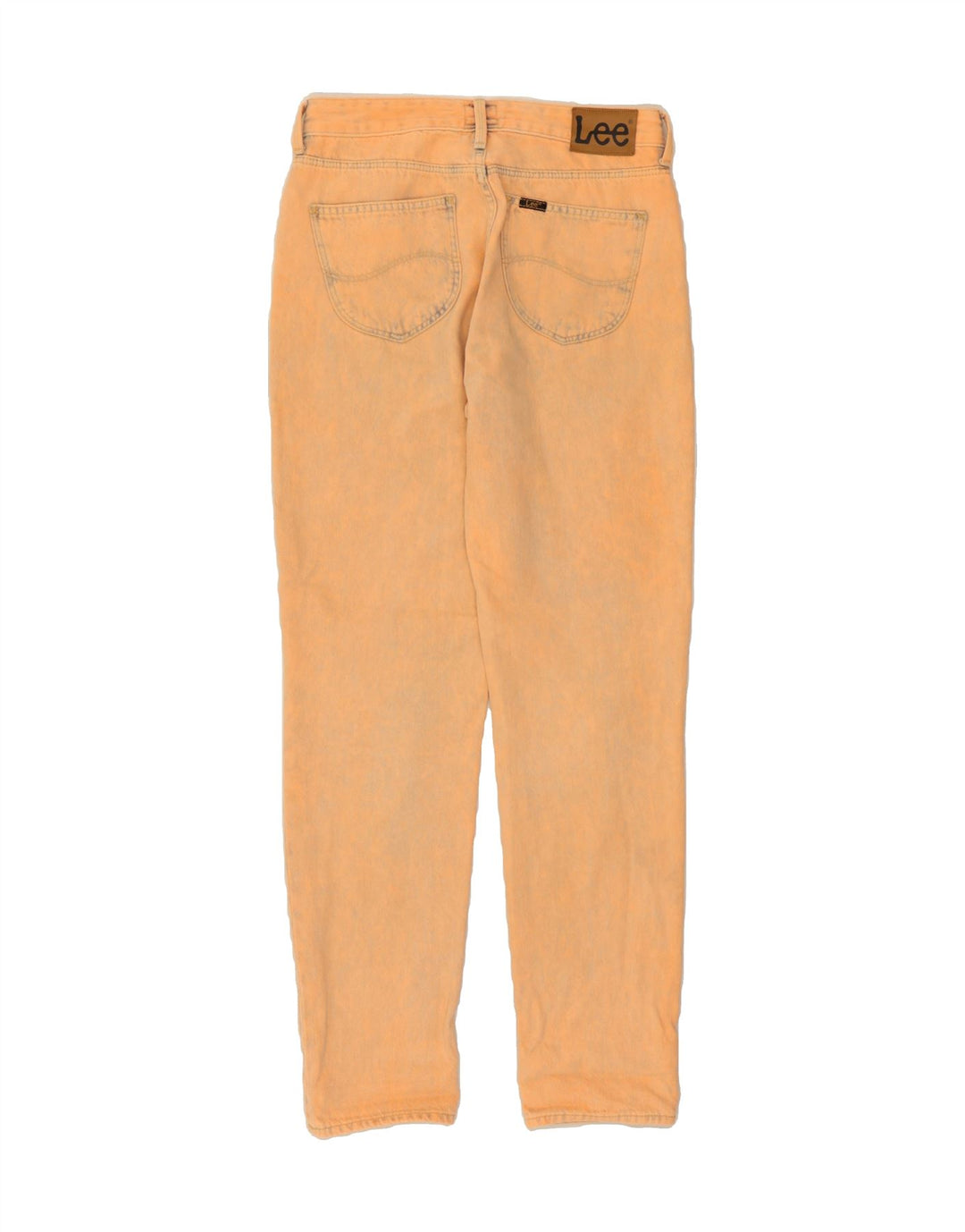 LEE Womens Mom Straight Jeans W28 L30  Orange Cotton Vintage Lee and Second-Hand Lee from Messina Hembry 