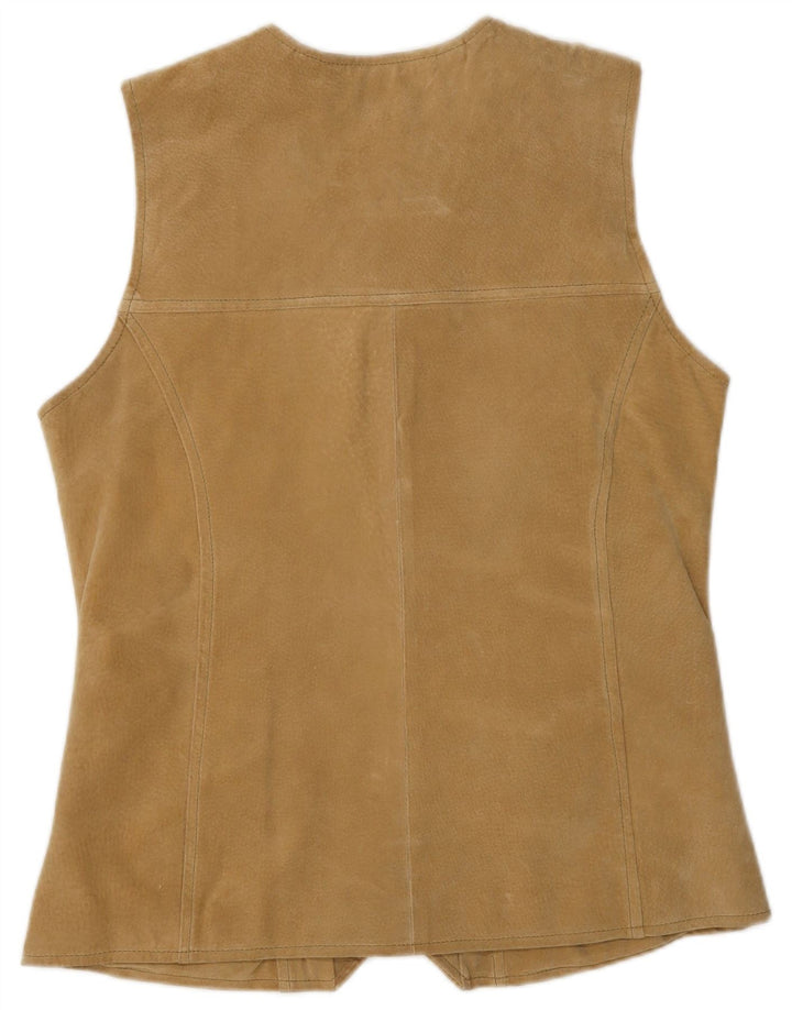 Woodland Γυναικείο Suede Gilet IT 44 Medium Beige Leather