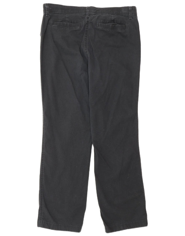 Lee γυναικείο ίσιο casual παντελόνι US 14 XL W34 L30 Navy Blue Cotton