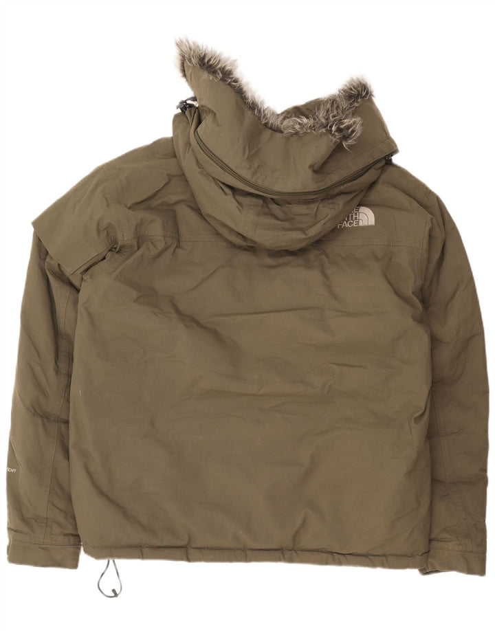 The North Face Ανδρικό μπουφάν με κουκούλα με επένδυση UK 38 Medium Khaki Nylon