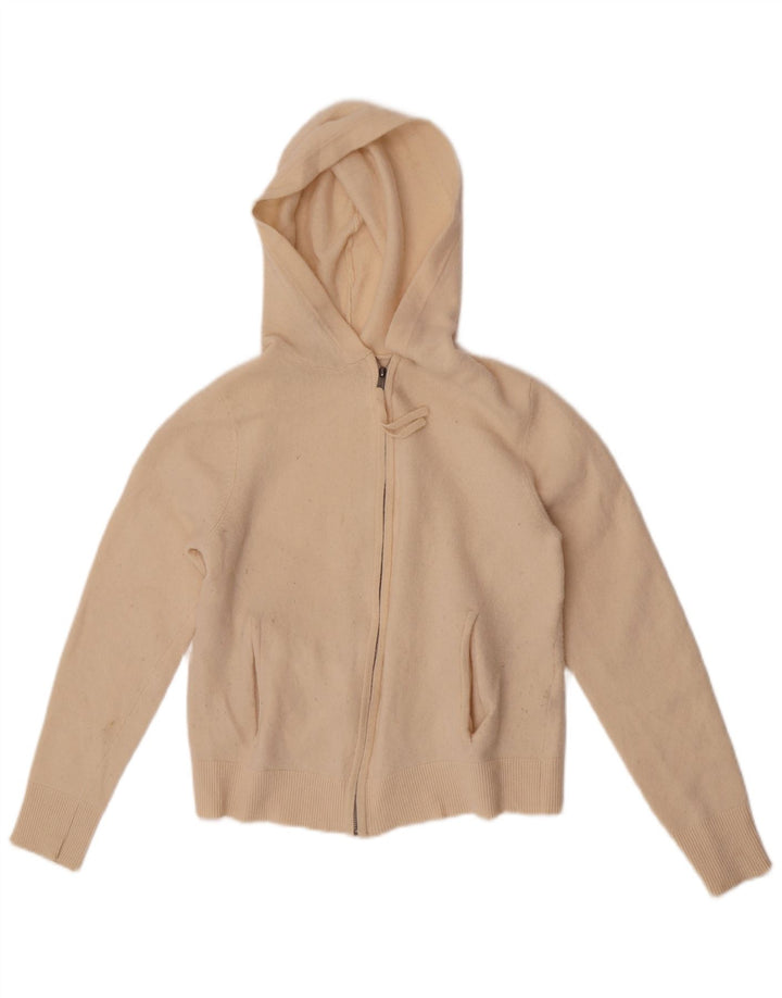 Γυναικείο πουλόβερ ζακέτας Reiss Crop UK 12 Medium Off White Wool