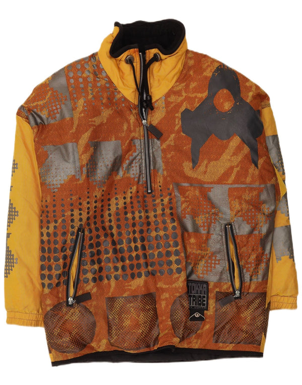 Ανδρικό μπουφάν πουλόβερ Tokka Tribe UK 38 Medium Yellow Geometric