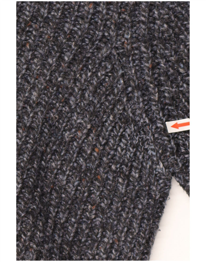 Marks & Spencer Ανδρικό Μπλε Harbour Boat Neck Jumper πουλόβερ Μεγάλο Navy Blue