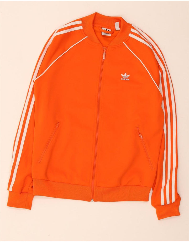 Γυναικεία αθλητική φόρμα Adidas Top Jacket UK 10 Small Orange Polyester