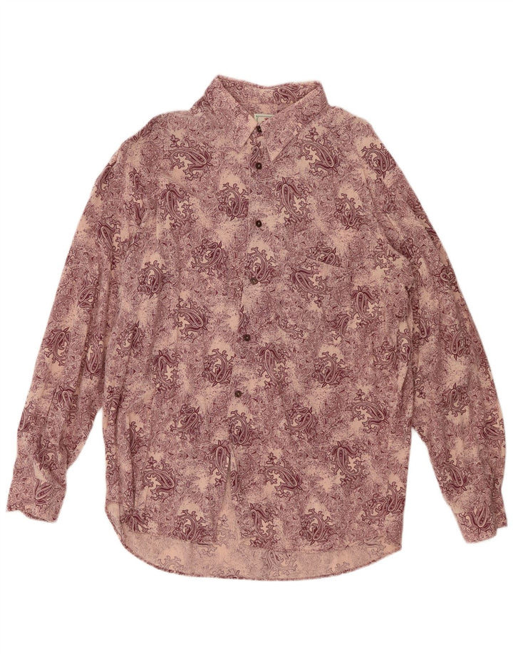 Ανδρικό πουκάμισο LEADER XL Μωβ Paisley Viscose