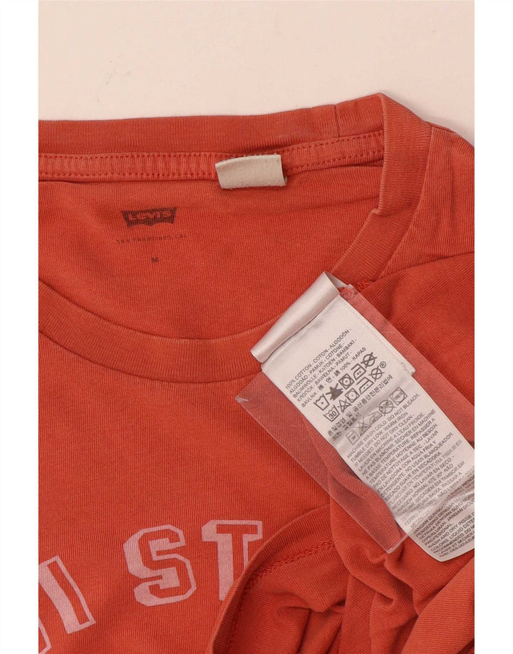 Ανδρικό γραφικό T-Shirt Levi's Top Μεσαίο πορτοκαλί βαμβακερό