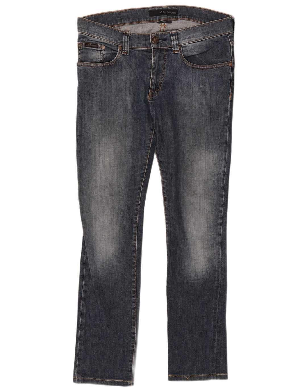 CALVIN KLEIN Γυναικείο Slim Jeans W30 L28 Navy Blue Cotton