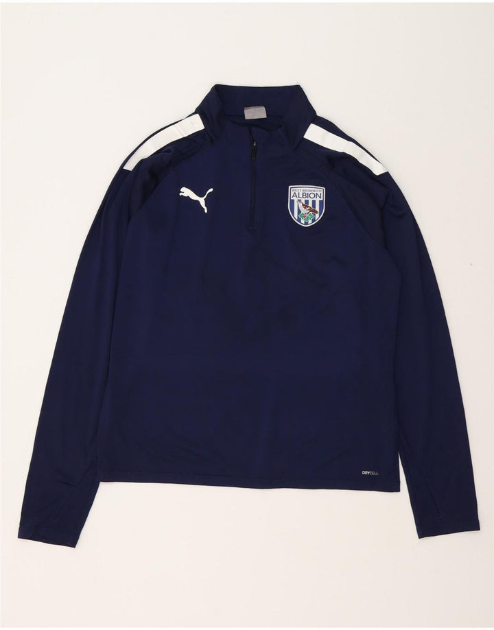 Ανδρική φόρμα πουλόβερ με φερμουάρ PUMA Top Medium Navy Blue
