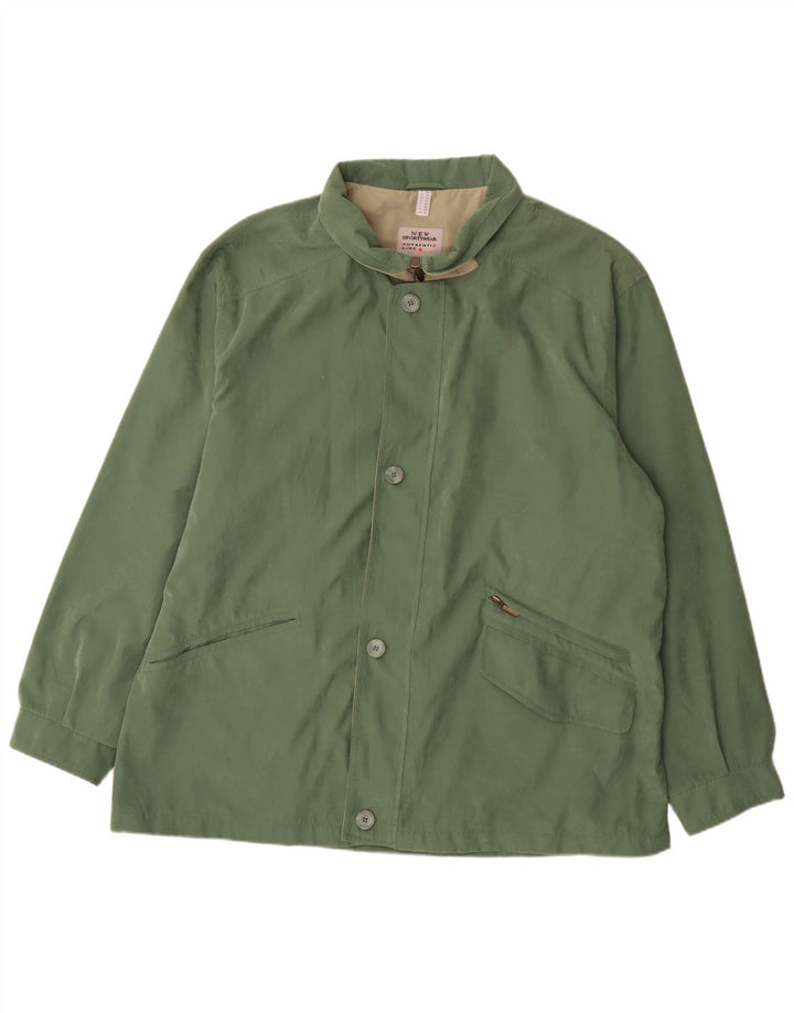 Vintage Ανδρικό Utility Jacket UK 50 5XL Green Polyester