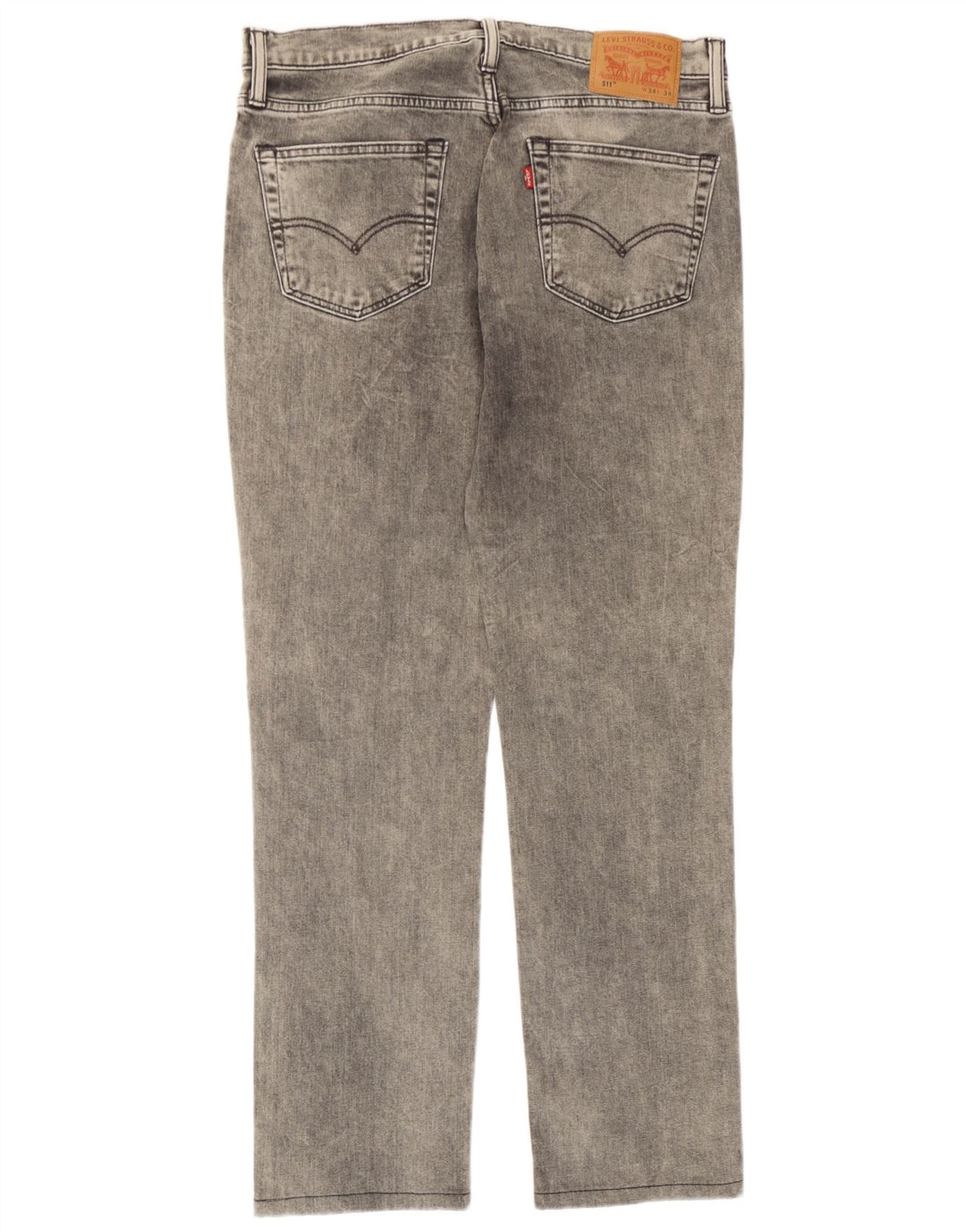 Levi's Mens 511 Slim Jeans W34 L31 Γκρι βαμβακερό