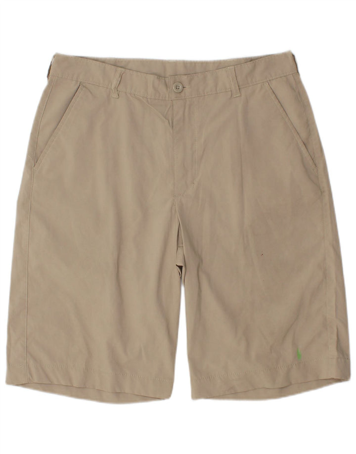 Ανδρικό σορτς Chino IZOD W32 Medium Beige Πολυεστέρας