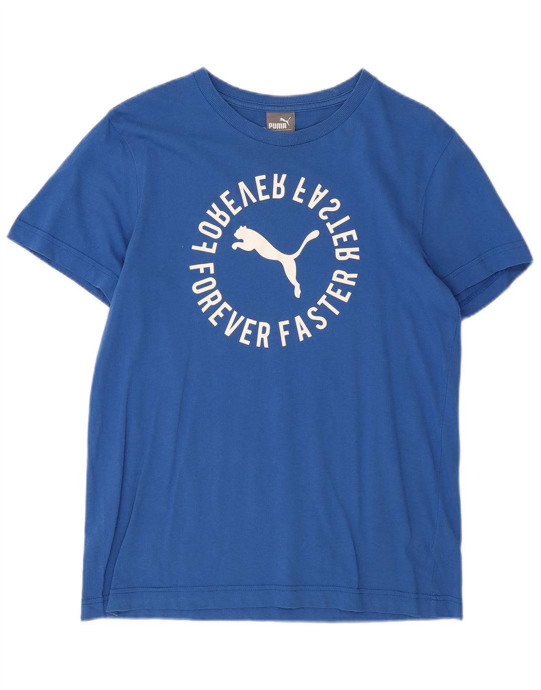 Ανδρικό γραφικό T-Shirt Puma Top μεγάλο μπλε βαμβακερό