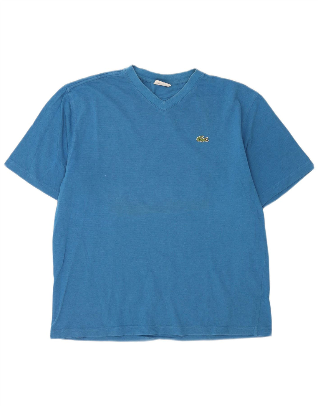 Ανδρικό T-Shirt Lacoste Top Size 5 Μεγάλο Μπλε Βαμβακερό