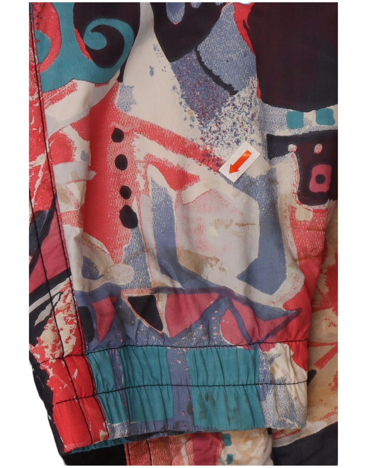 MAIER Ανδρικό πουλόβερ Oversized Windbreaker Jacket UK 6 XS Black Floral