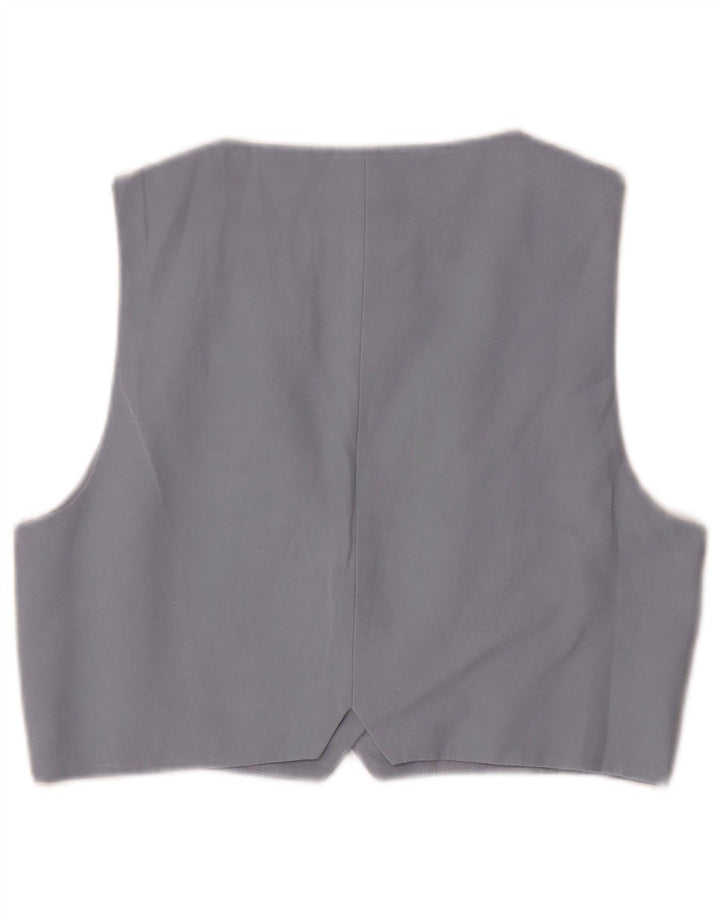 Zara Γυναικείο Γιλέκο UK 12 Medium Blue