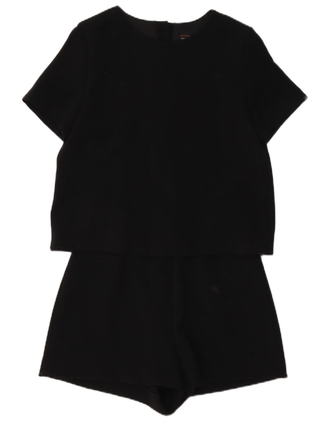 Zara Γυναικείο Playsuit UK 12 Medium Black Polyester