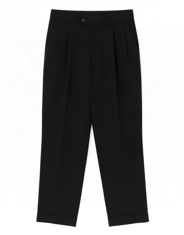 Marks & Spencer Ανδρικό παντελόνι με καρφίτσα W30 L29 Navy Blue Polyester