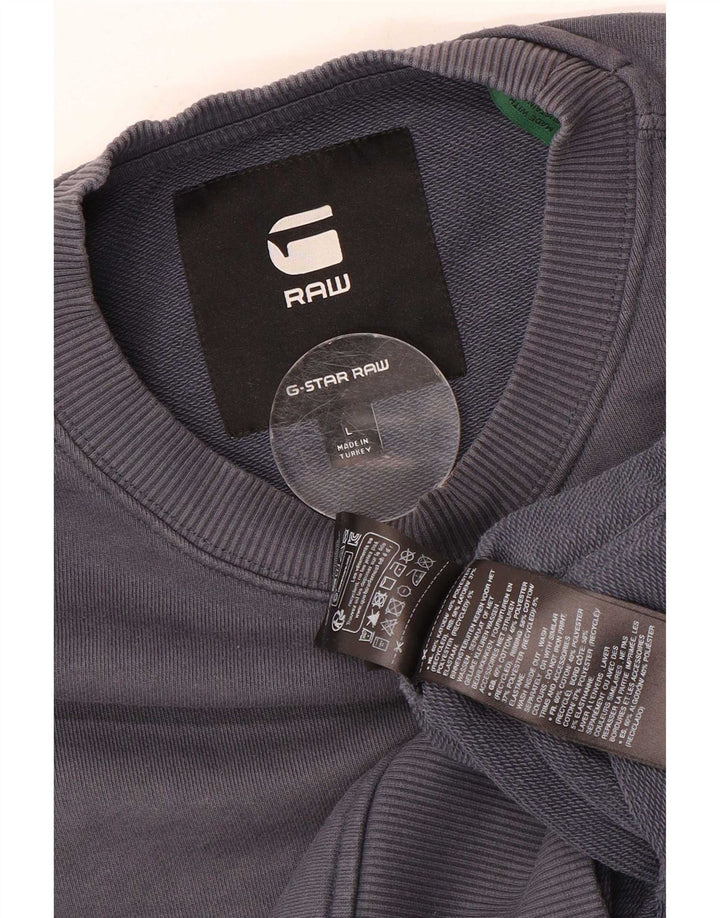 Ανδρικό στρατιωτικό φούτερ G-Star Jumper Μεγάλο Ναυτικό Βαμβακερό
