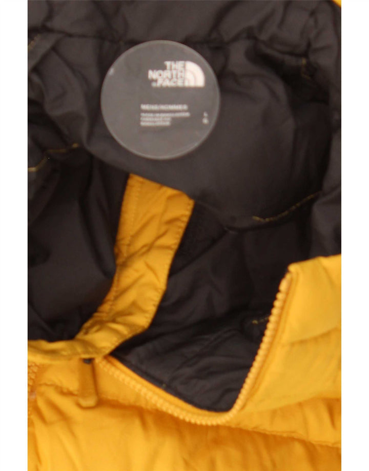 The North Face Ανδρικό μπουφάν με κουκούλα UK 40 μεγάλο κίτρινο πολυεστέρα
