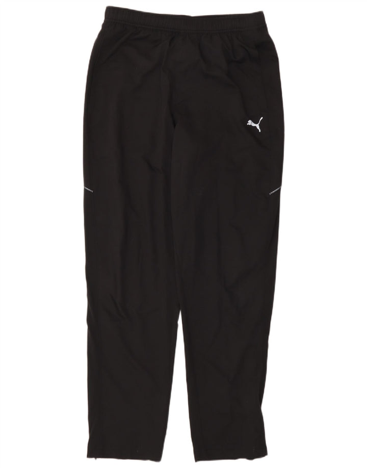 PUMA Mens Tracksuit Trousers Small Black Polyester