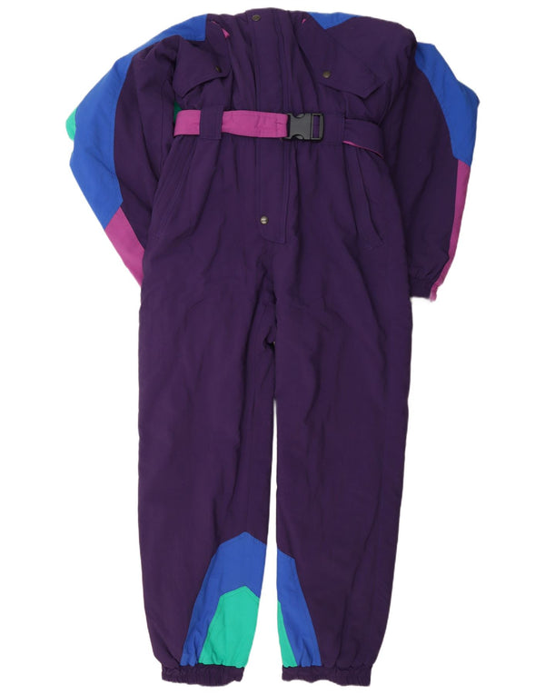 Ανδρική φόρμα σκι με κουκούλα Marlboro EU 50 Medium Purple Colourblock Βαμβακερή