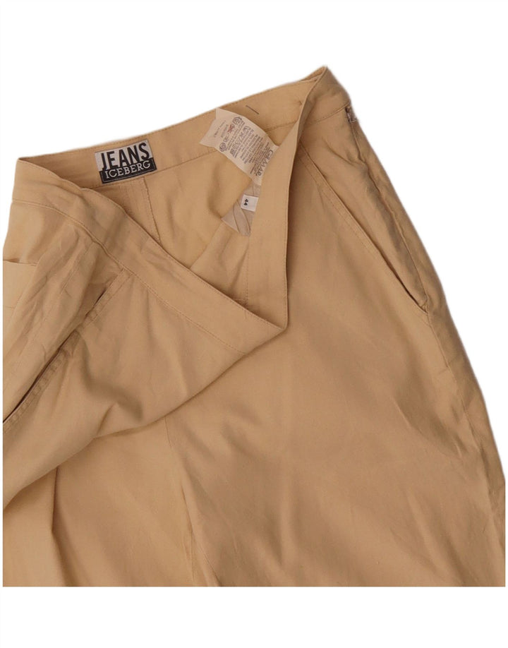 Iceberg γυναικείο παντελόνι Capri IT 44 Medium W30 L19 Beige λινό