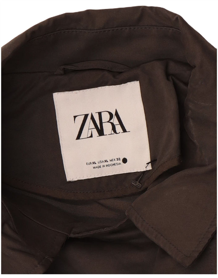 Zara Γυναικεία καμπαρντίνα Oversized UK 18 XL Γκρι