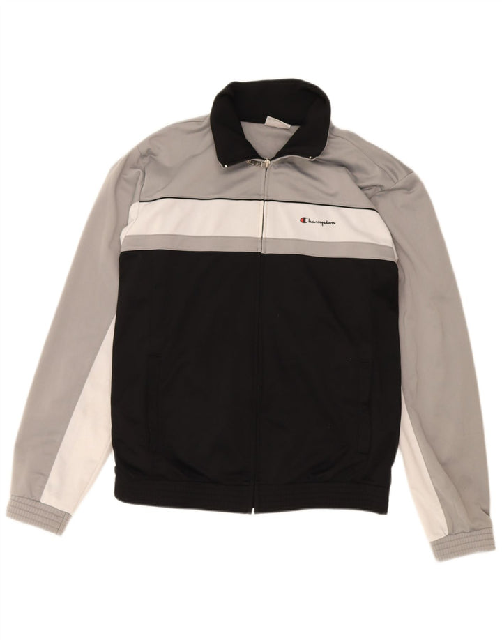 Ανδρική φόρμα Champion Top Jacket Large Black Colourblock Polyester