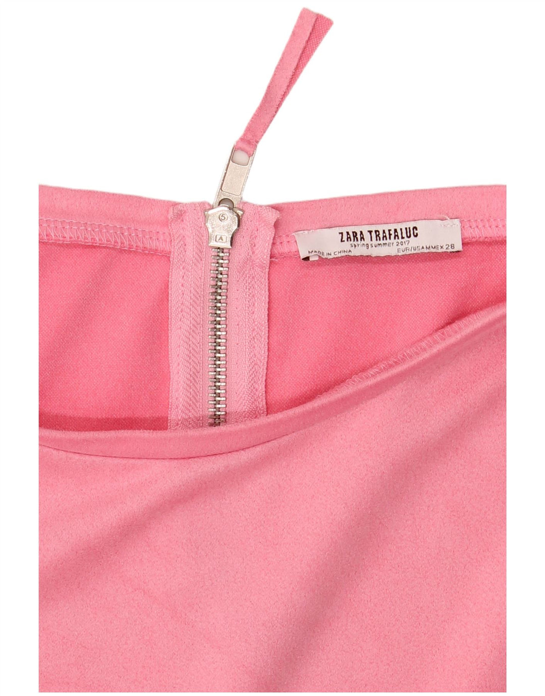 Zara Γυναικείο Φόρεμα Shift UK 14 Medium Pink