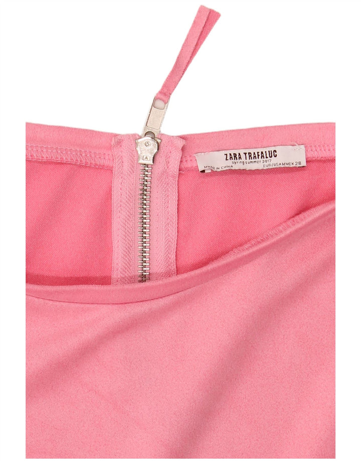 Zara Γυναικείο Φόρεμα Shift UK 14 Medium Pink