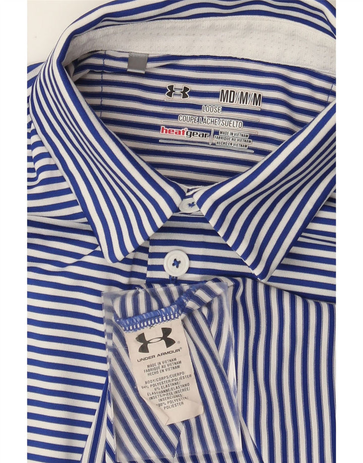 Under Armour Ανδρικό Heat Gear Polo πουκάμισο μεσαίου μπλε πολυεστέρα