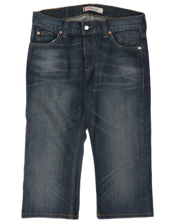 Levi's Mens 512 Capri Jeans W33 L22 Blue Cotton