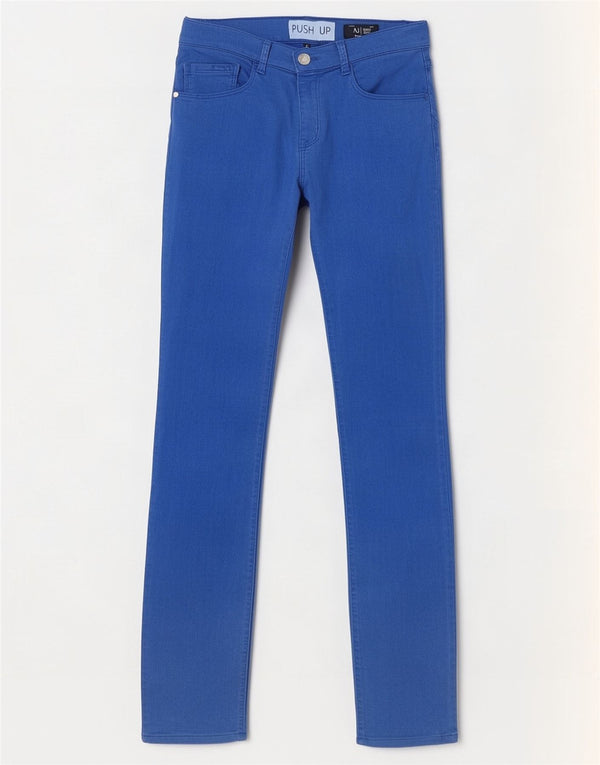 Armani Jeans Γυναικεία Push Up Slim Jeans W24 L28 Blue Modal