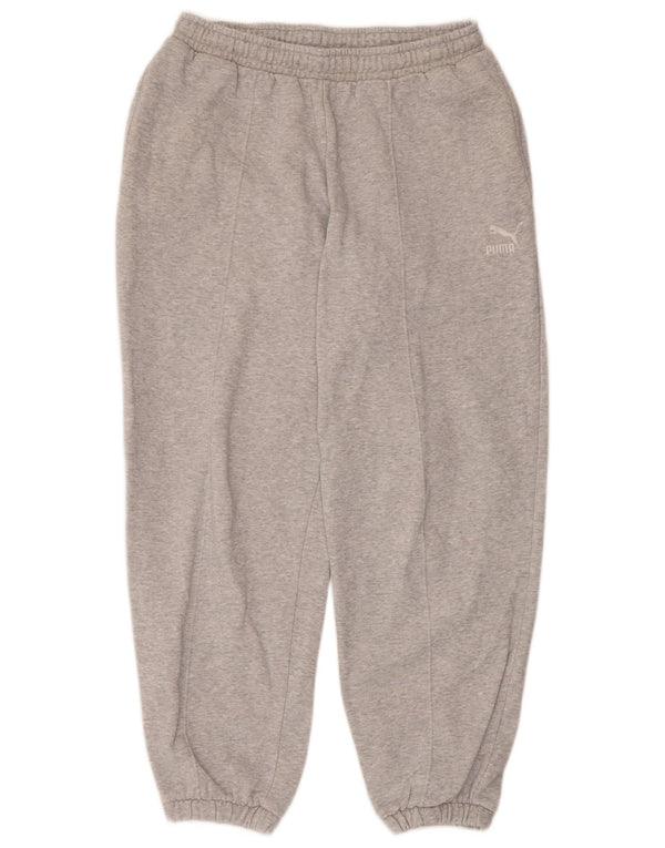 Puma Γυναικεία φόρμα παντελόνι Joggers UK 10 Small Grey Cotton