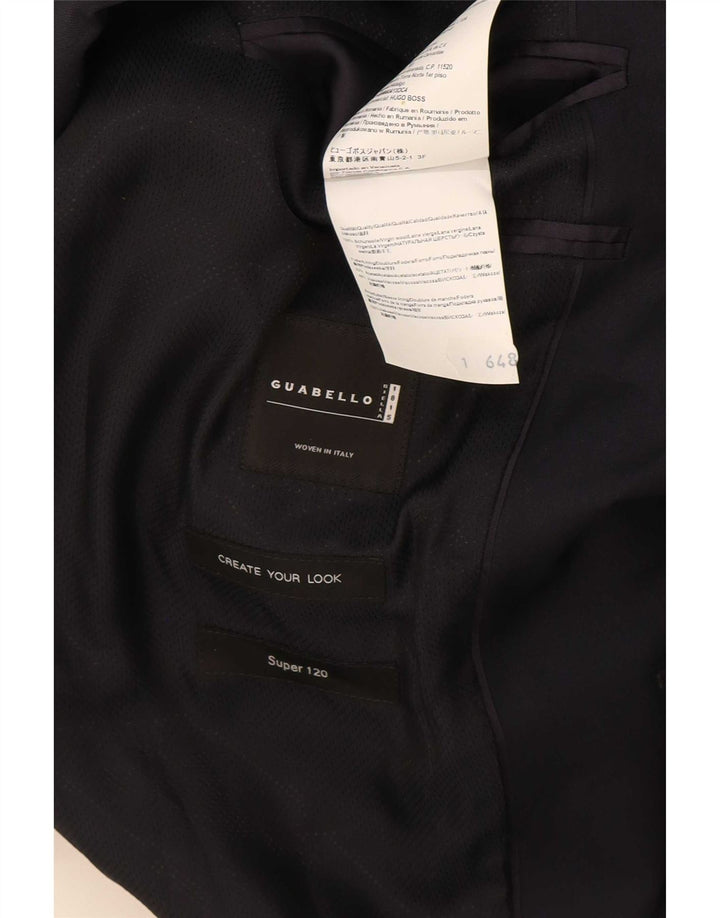 Ανδρικό σακάκι σακάκι Hugo Boss με 2 κουμπιά EU 52 XL Navy Blue Wool