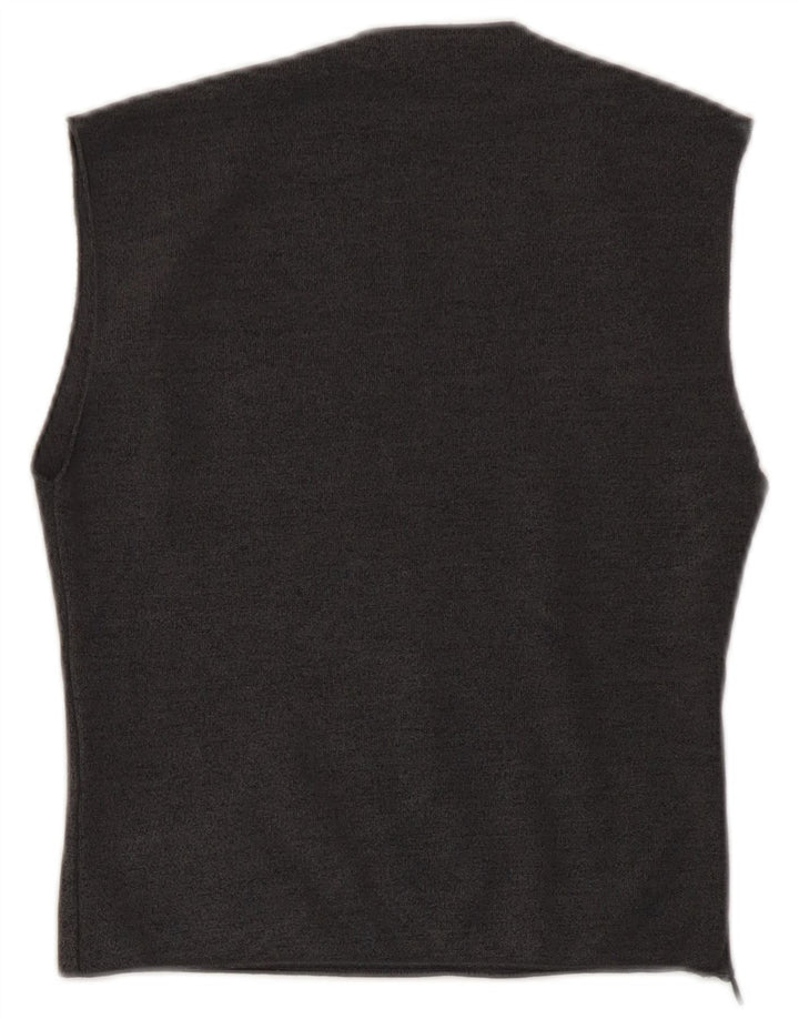 Zara Γυναικείο Crop Vest Top UK 12 Medium Grey