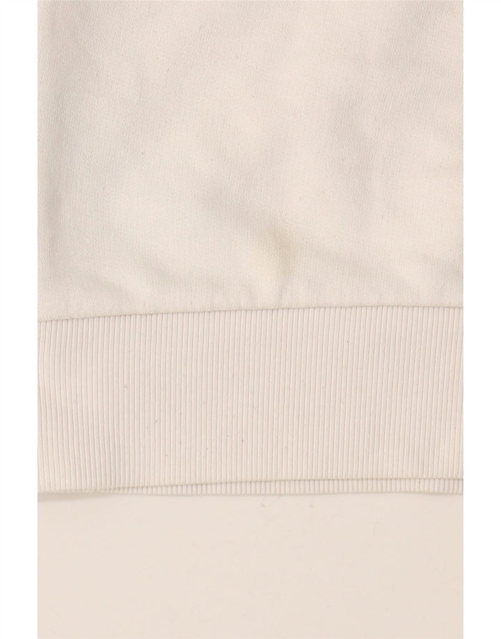 FILA Boys Graphic Hoodie Jumper 15-16 ετών Λευκό βαμβακερό