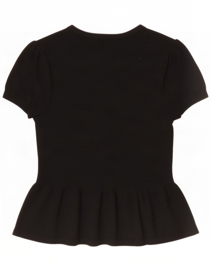 Marks & Spencer Γυναικεία Ζακέτα με κοντό μανίκι UK 8 Small Black