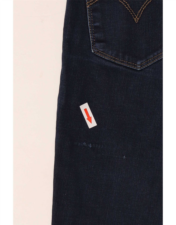 Levi's Womens 715 Bootcut Jeans W24 L26 Navy Blue Cotton