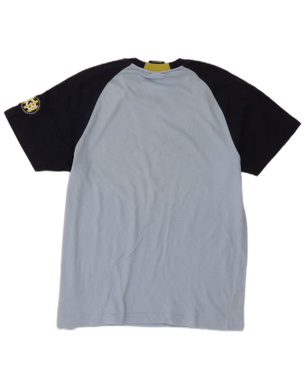 Γραφικό T-shirt Adidas Boys Top 13-14 ετών Μπλε χρώματος βαμβακερό