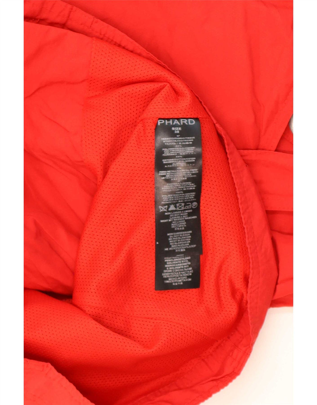 Phard Γυναικεία Κοντή Καμπαρντίνα IT 38 XS Red Polyamide