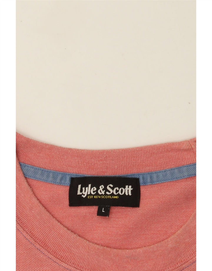 Ανδρικό T-Shirt Lyle & Scott Top Large Orange