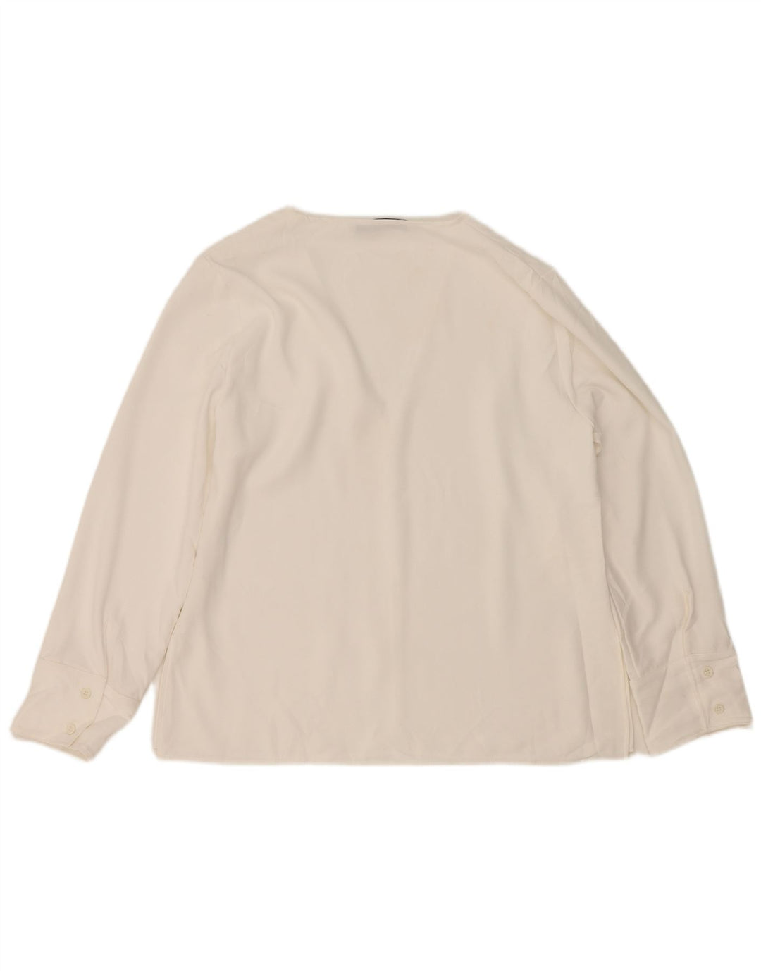 Zara Γυναικεία μακρυμάνικη μπλούζα τοπ UK 16 Large White