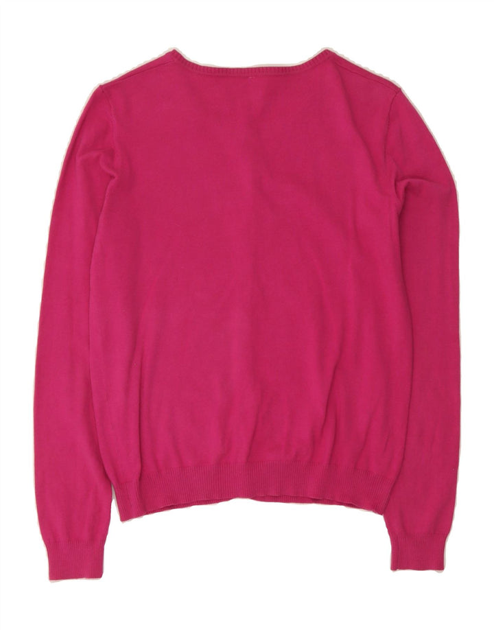 BENETTON Womens Cardigan Sweater UK 10 Small Pink Vintage Benetton and Second-Hand Benetton from Messina Hembry 