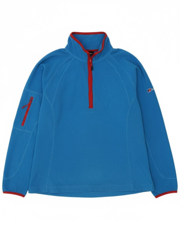 Γυναικείο φερμουάρ Berghaus Fleece Neck UK 14 Large Blue